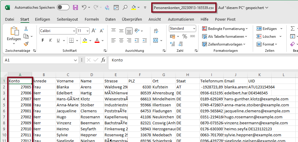 zusätzliche Personenkonten Datei
