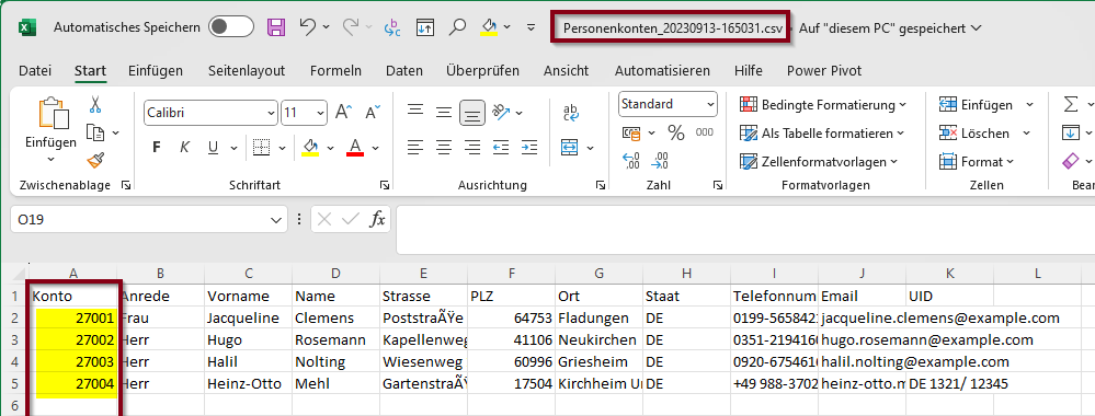 zusätzliche Personenkonten Datei