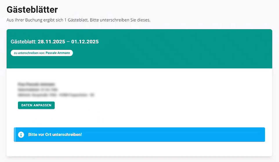 Digitale Unterschrift nicht möglich Digitale Unterschrift vor Ort (AT)