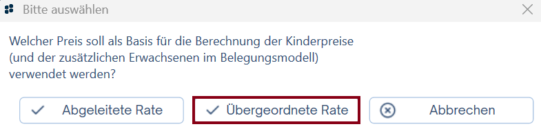 Preisbasis -> Übergeordnete Rate