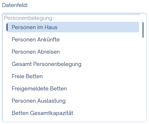 Datenfelder hinzufügen