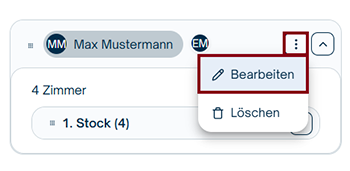Zuweisung von Aufgaben
