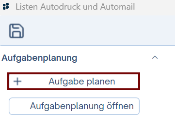 Aufgabe planen