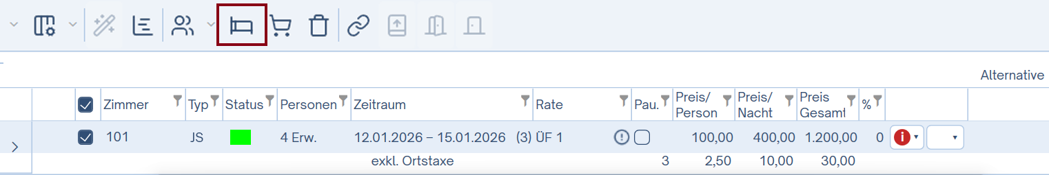 Raten-Wechsel öffnen