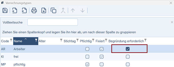 Begründung erforderlich