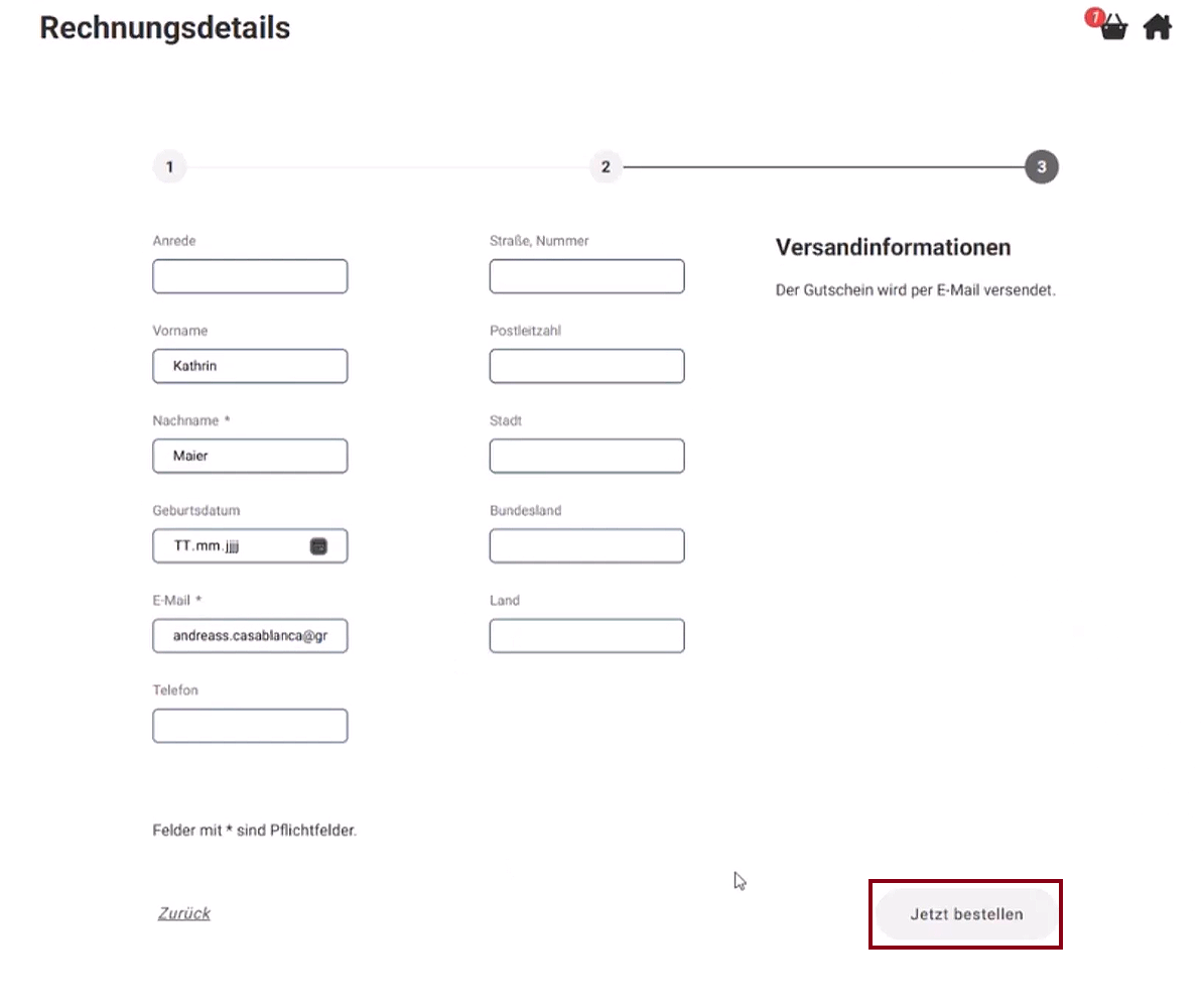 Rechnungsdetails