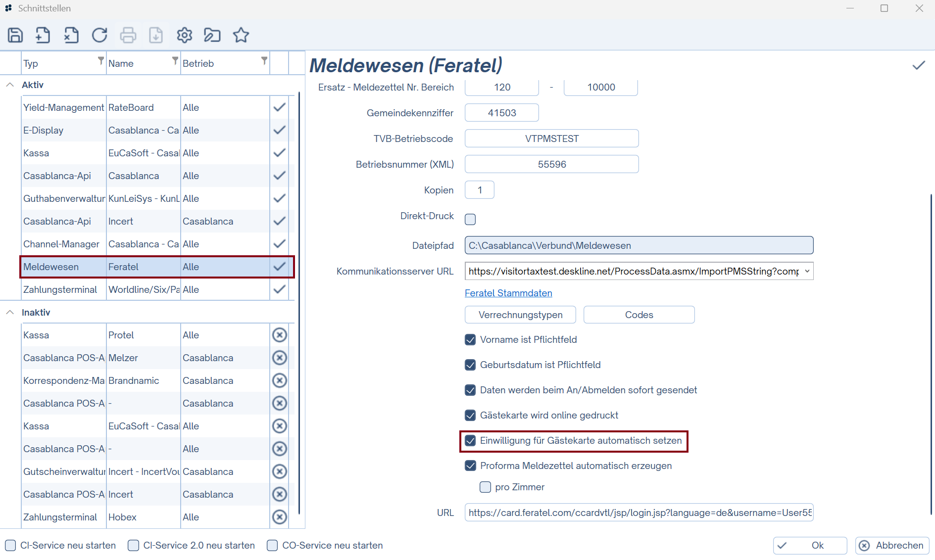 Einwilligung für Gästekarte automatisch setzen Einwilligung für Gästekarte automatisch setzen