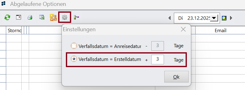 Angebot Gültigkeitsdauer