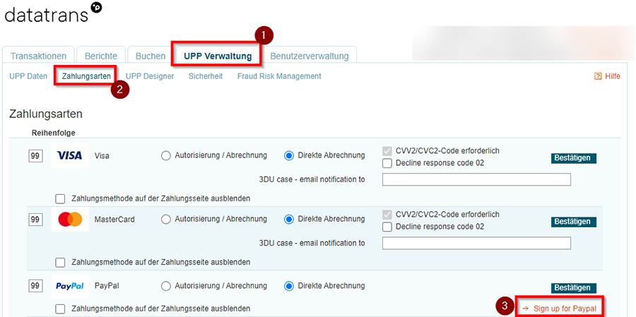Sign up for Paypal Sign up for Paypal