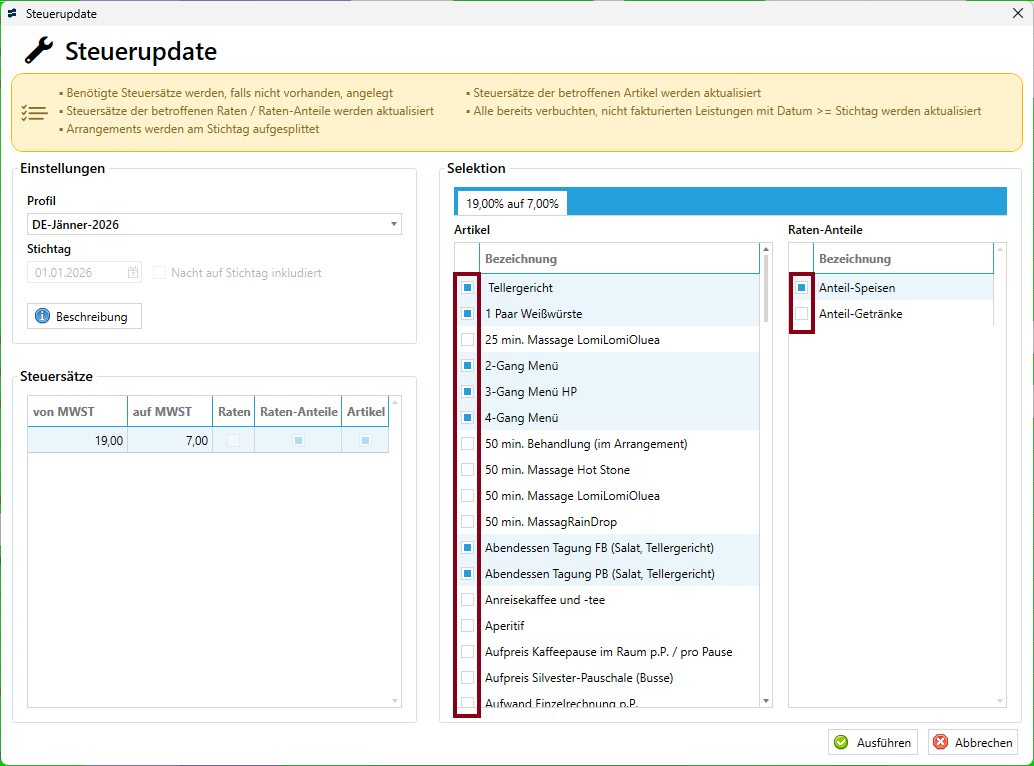 Steuerumstellungs-Tool