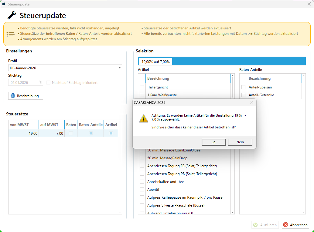 Steuerumstellungs-Tool