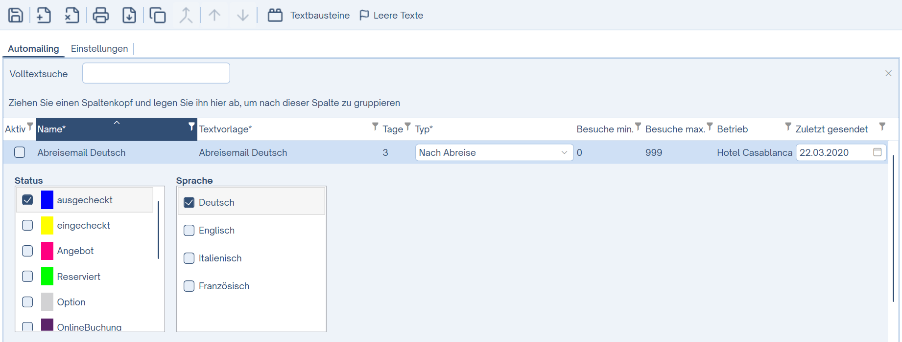 Status Automail Status Automail