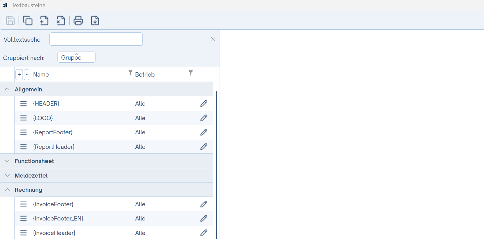Korrespondenz-Textbausteine