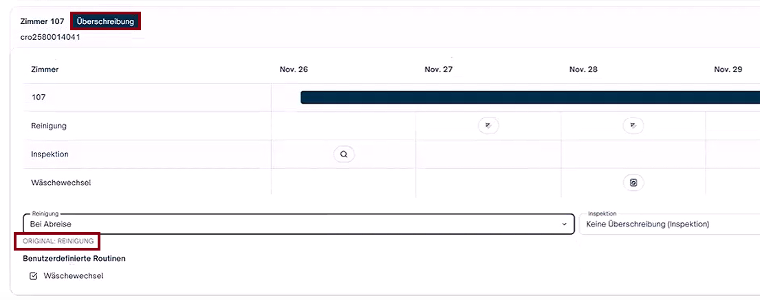 Benutzerdefinierte Routinen