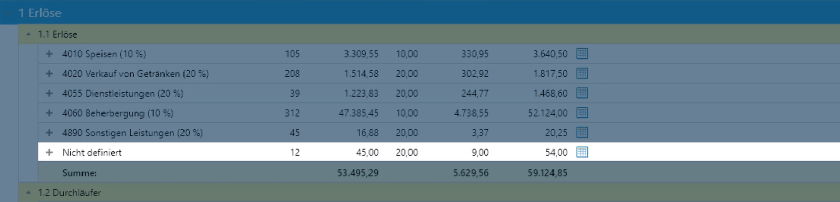 FiBu Export Fehlermeldung