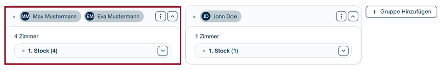 Zuweisung von Aufgaben