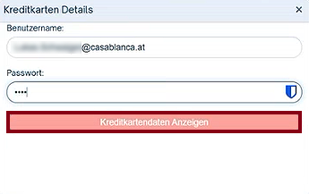Kreditkartendaten Anzeigen
