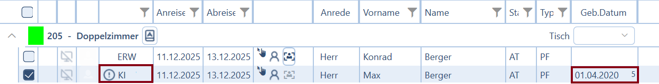 Falsches Alter