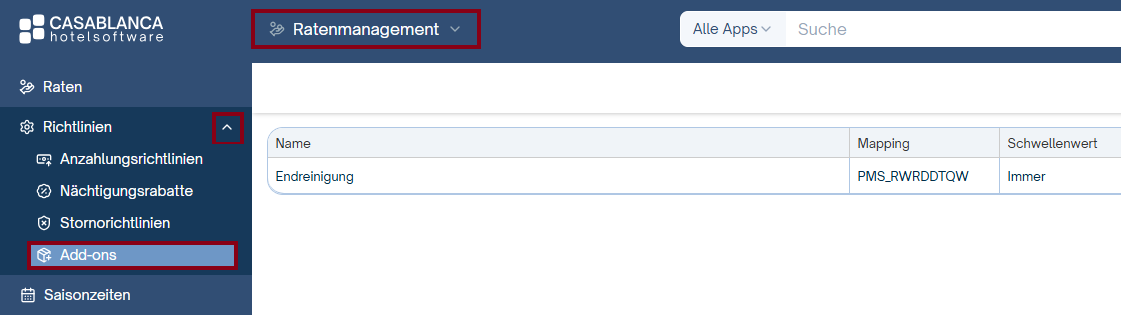 Zu-/Abschläge Zuschläge / Rabatte