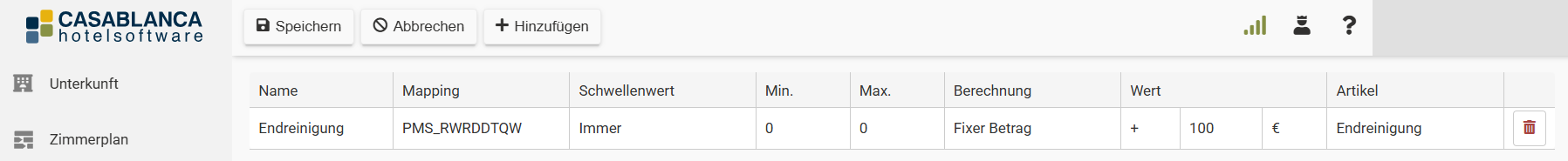 Zahlungs- und Stornomanagement
