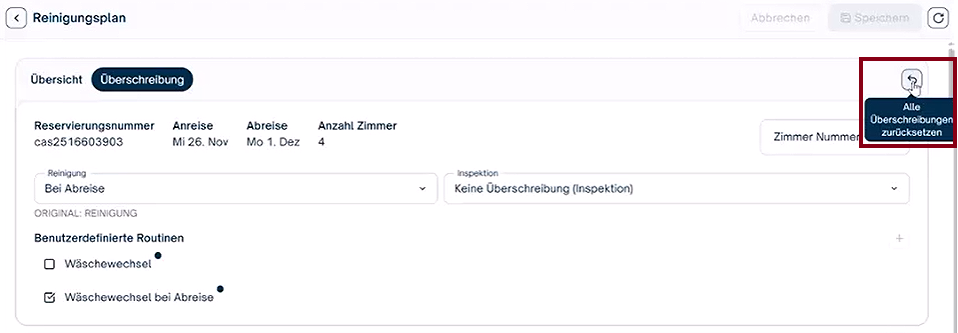 Benutzerdefinierte Routinen