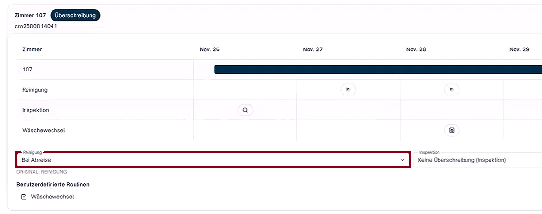 Benutzerdefinierte Routinen